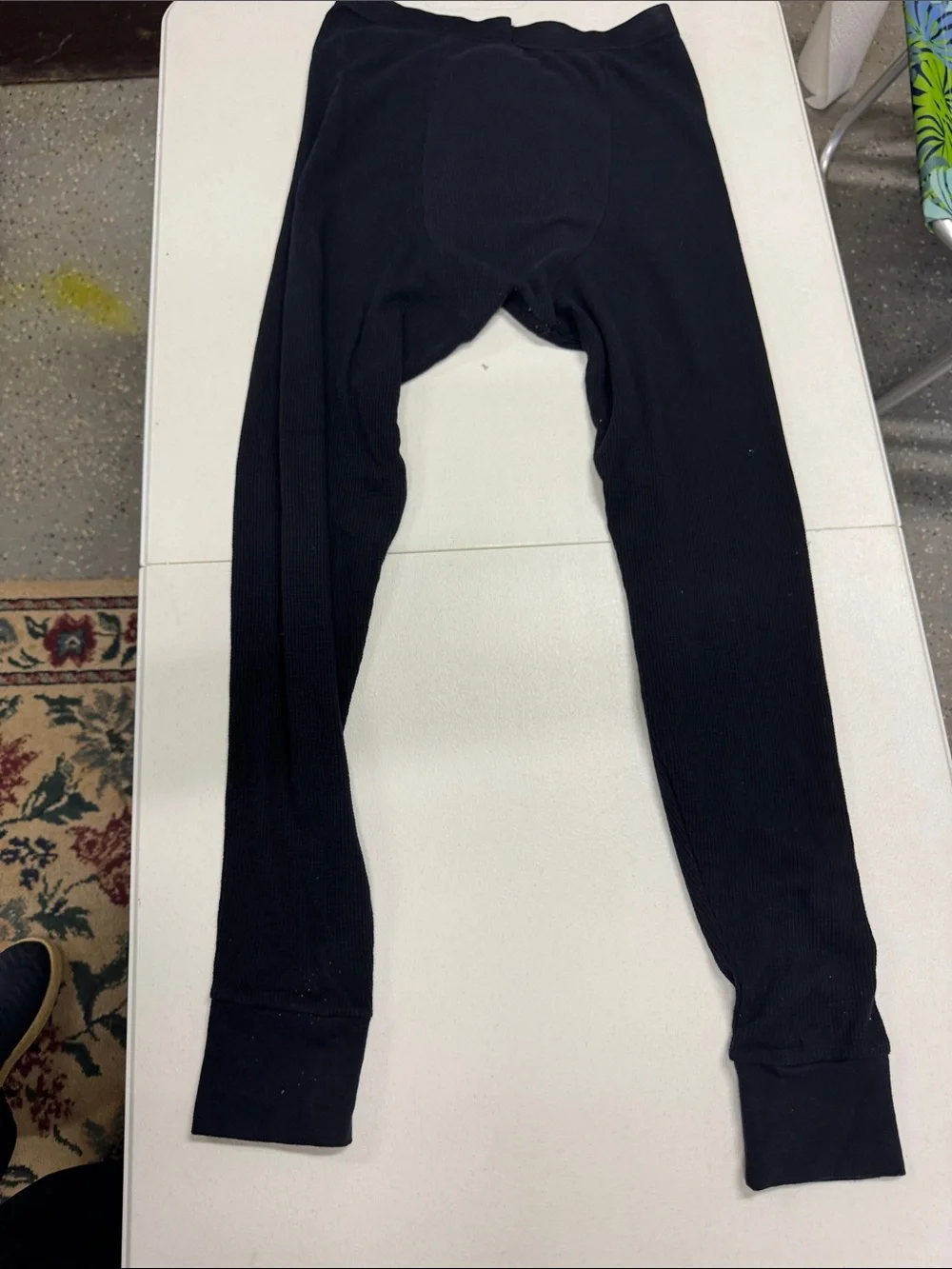 Polo by Ralph Lauren Men's Black Thermal Long Johns